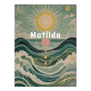 Solar Surge Personalized Poster