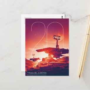 Solar System, 20 Years of Spirit and Opportunity Postcard