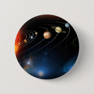 "Solar System" 2 Inch Round Button