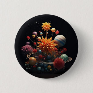 Solar System 6cm Round Badge 2 Inch Round Button