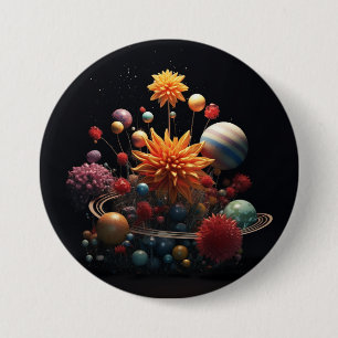 Solar System 7.5cm Round Badge 3 Inch Round Button