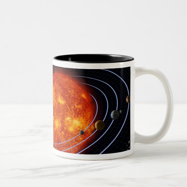 Solar System 8 Two-Tone Coffee Mug (Right)