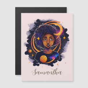 Solar System Afro Woman