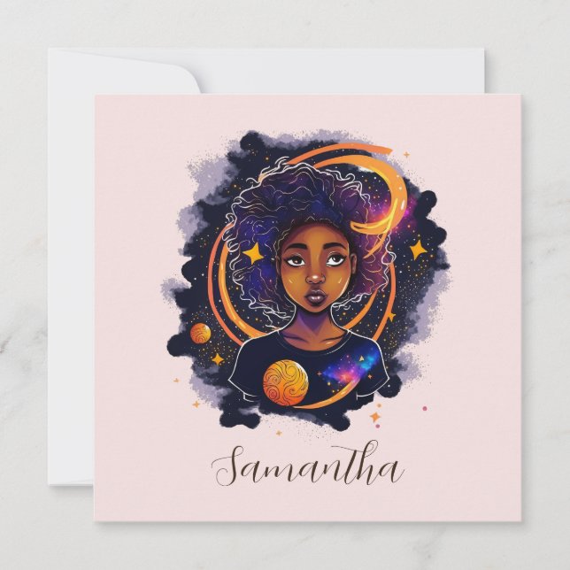Solar System Afro Woman (Front)