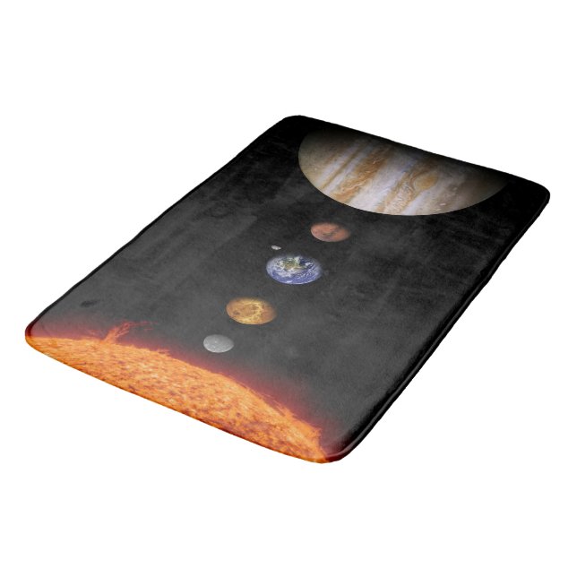 Solar system bath mat (Angled)