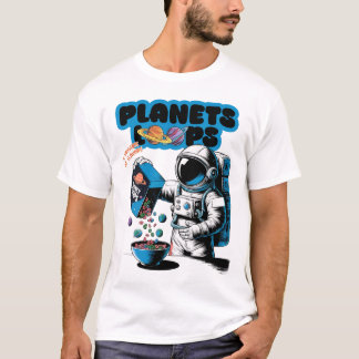 Solar System Colourful Space Planets Educational T-Shirt