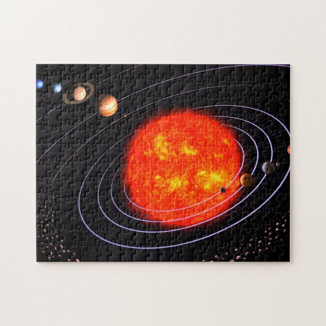 Solar System Jigsaw Puzzle (Horizontal)