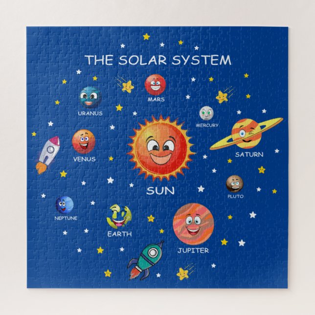 Solar System Jigsaw Puzzle (Vertical)