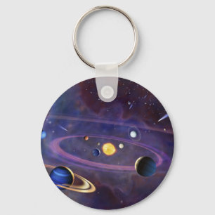 Solar System Keychain
