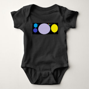 Solar system kids baby bodysuit