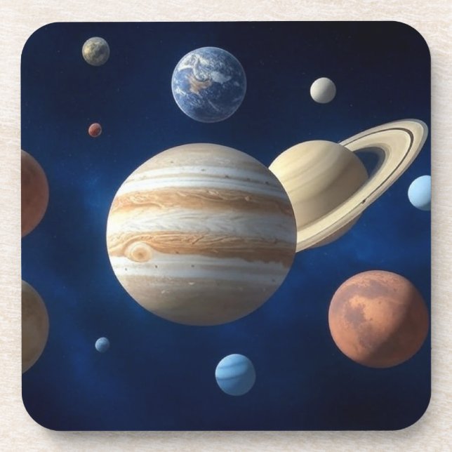 Solar System Montage Coaster (Front)