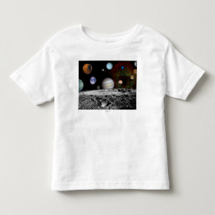 Solar System Montage of Voyager Images Toddler T-shirt