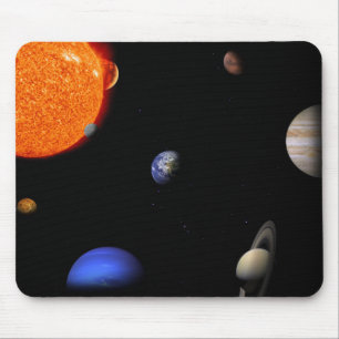 Solar system mouse pad