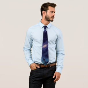 Solar System Outer Space Collage Planet Saturn Tie