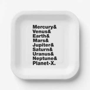 Solar System Paper Plate