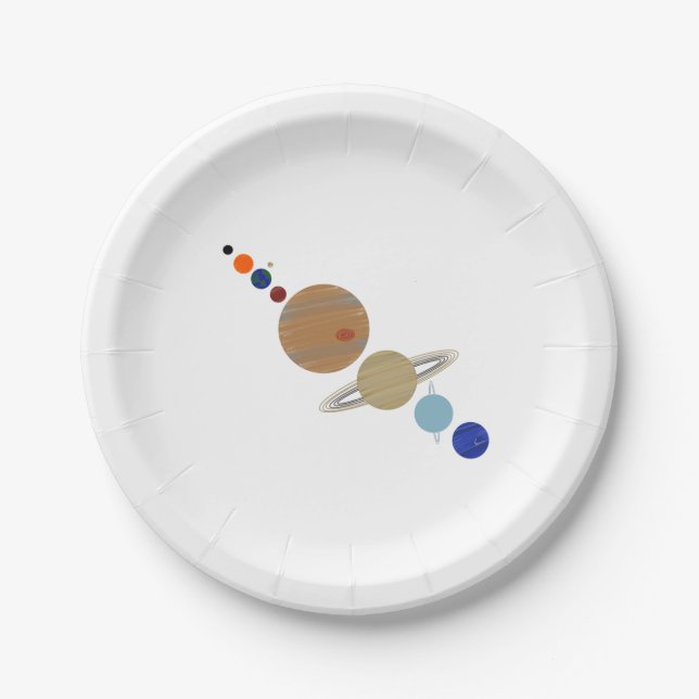 Solar System Paper Plate (Front)
