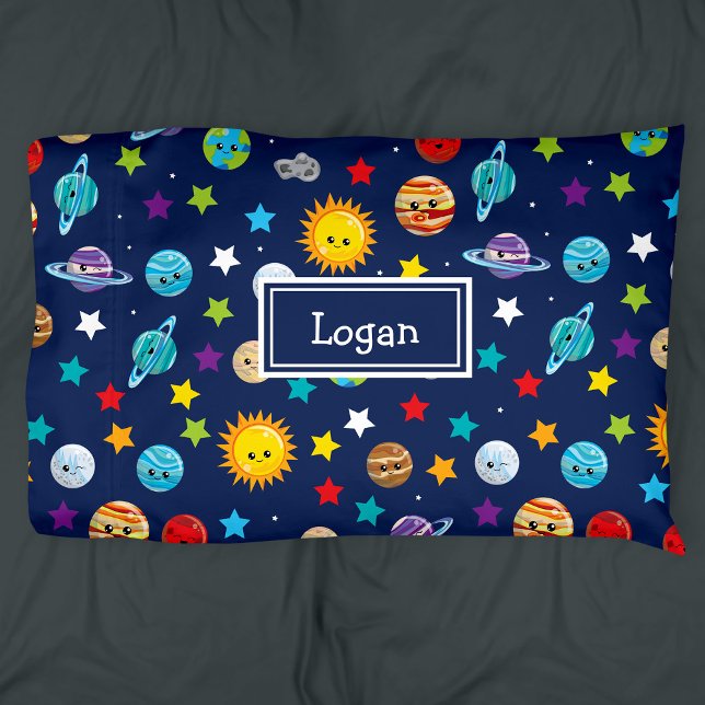 Solar System Pattern for Kids Pillowcase (Creator Uploaded)