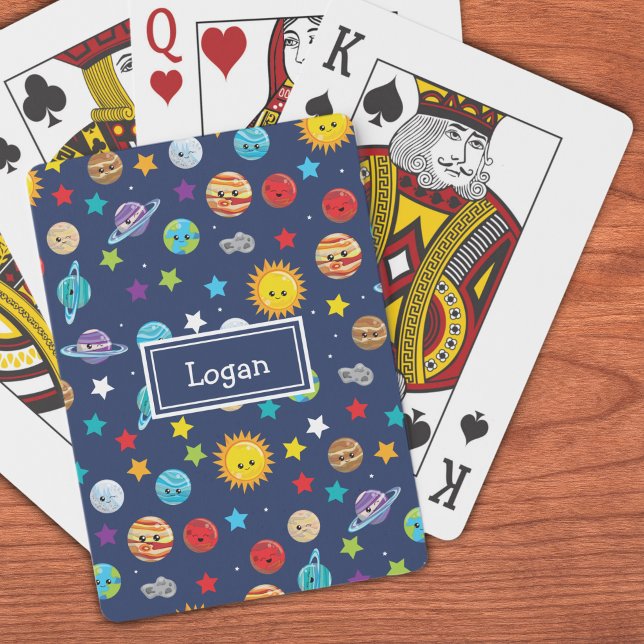 Solar System Pattern for Kids Playing Cards (Creator Uploaded)