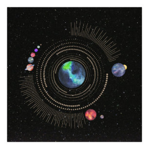 Solar System Photo Print