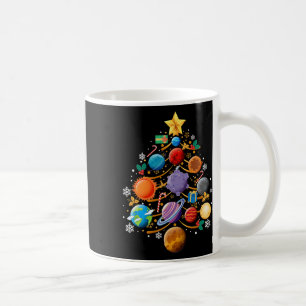 Solar System Planets Christmas Tree Astronomy Xmas Coffee Mug