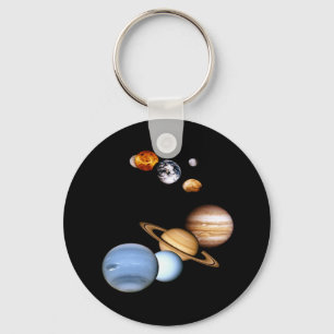 Solar System Planets Keychain