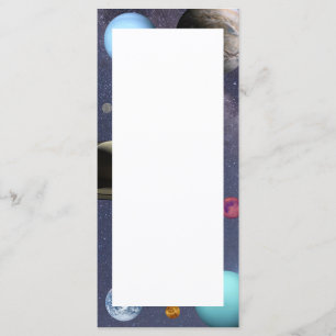 Solar system planets menu