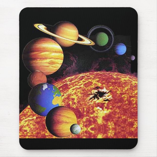 Solar System Planets Mousepad (Front)