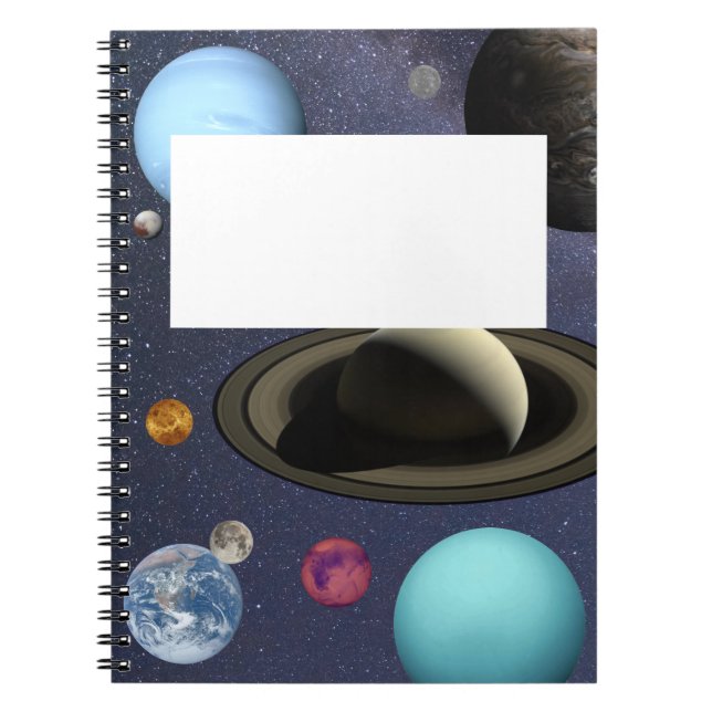 Solar system planets notebook (Front)
