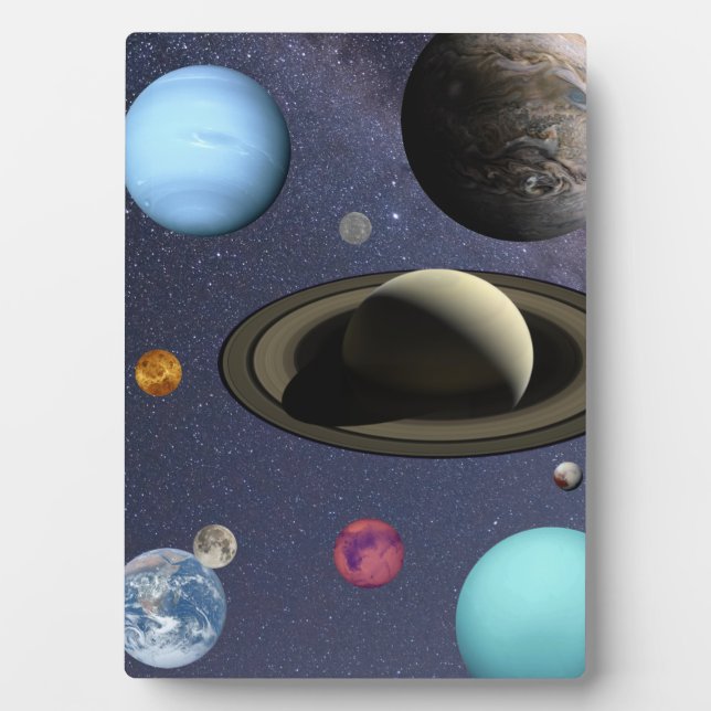 Solar system planets plaque (Front)