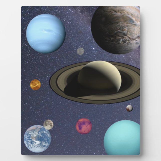 Solar system planets plaque (Front)
