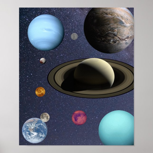 Solar system planets poster (Front)