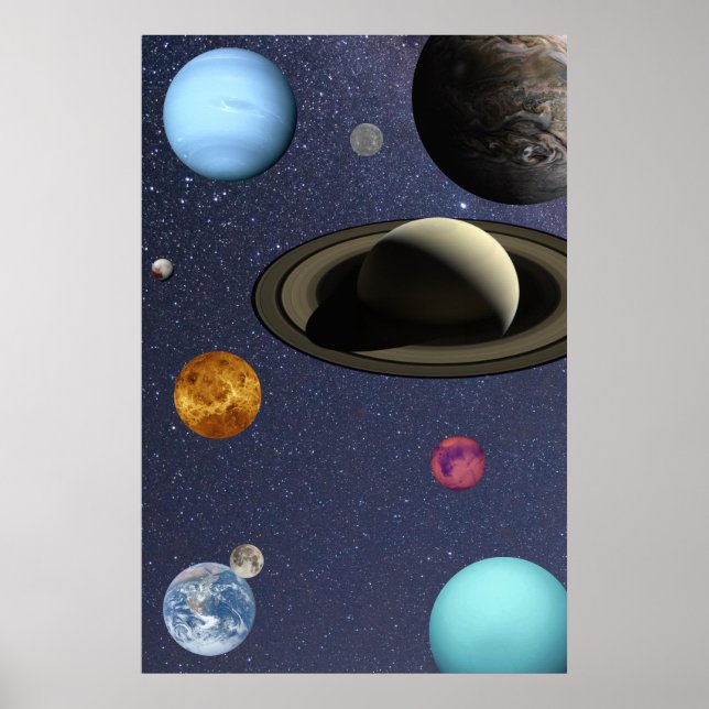 Solar system planets poster (Front)