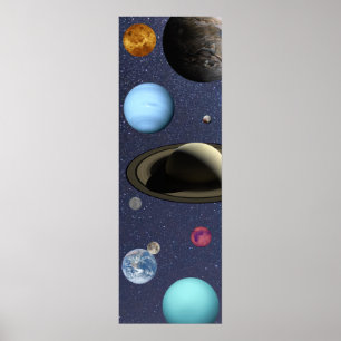 Solar system planets poster
