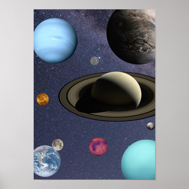 Solar system planets poster (Front)