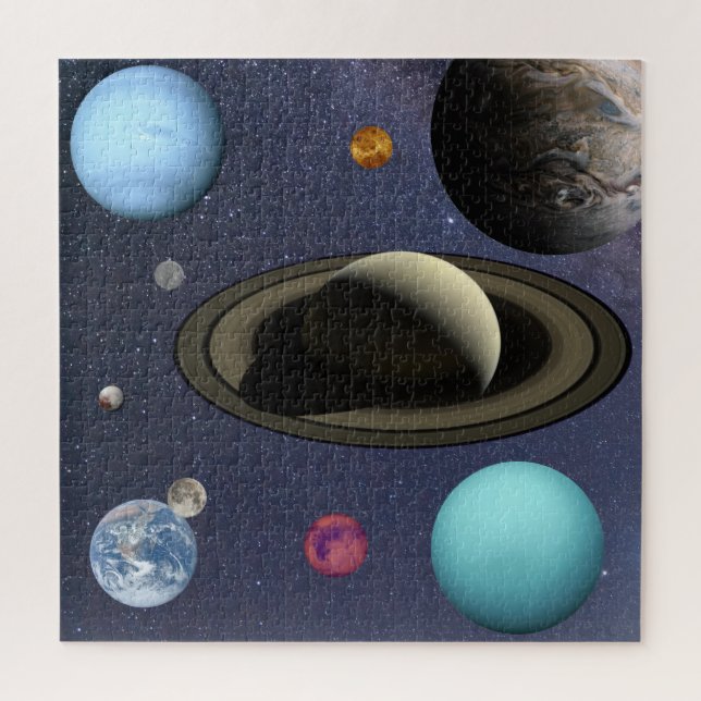 Solar system planets Puzzle (Vertical)