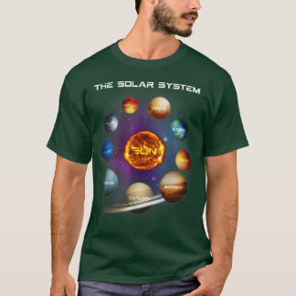 Solar System Planets Science Space Astronomy STEM  T-Shirt