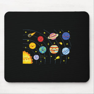 Solar System Planets Science Space Boys Girls Stem Mouse Pad