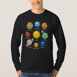 Solar System Planets Science Space Galaxy Universe T-Shirt