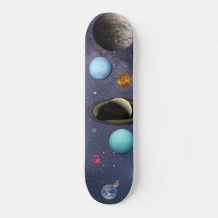 Solar system planets skateboard