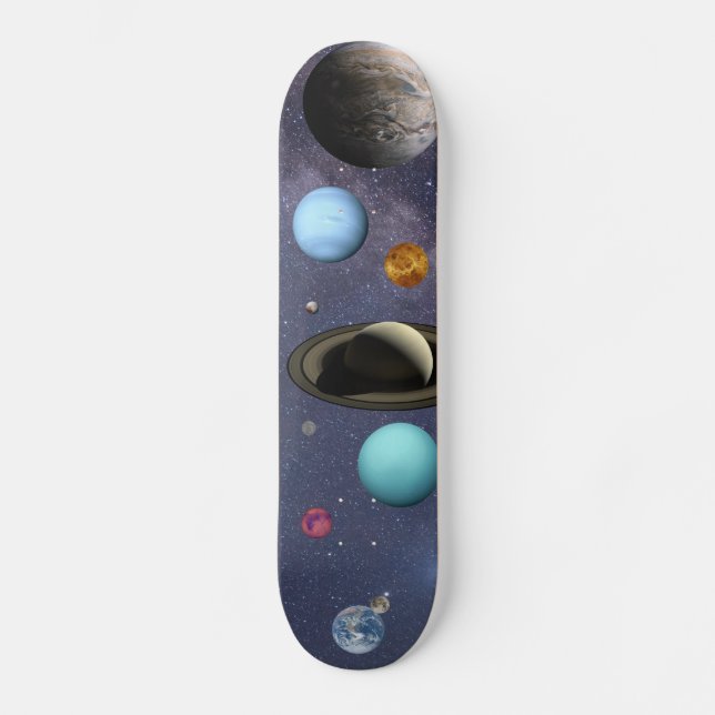 Solar system planets skateboard (Front)