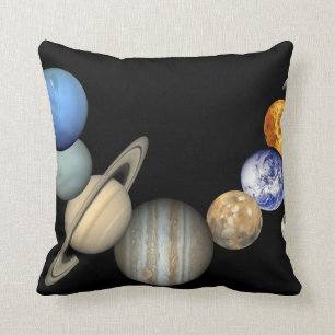 Solar System Poster Print Throw Pillow