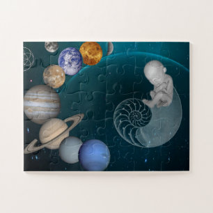 Solar System, Space Nursery, Educationa lpuzzle Jigsaw Puzzle