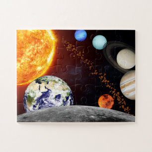 Solar System, Space Nursery, Educational  puzzle