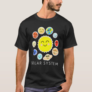 Solar System Space Planets For Boys Girls and Kids T-Shirt