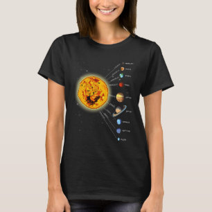 Solar System T Shirt Sun