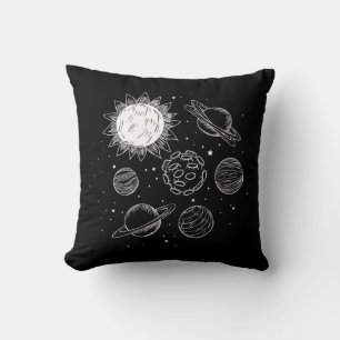 Solar System Throw Pillow