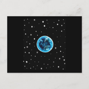 Solar System Universe Planet Earth Postcard