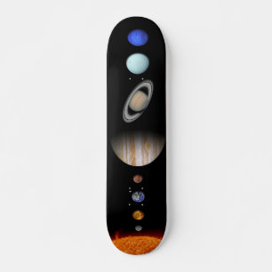 Solar SystemOuter Space Planet for Astronomy Lover Skateboard