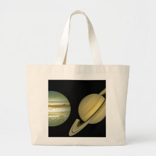Solar Sytem ~ Long View Large Tote Bag
