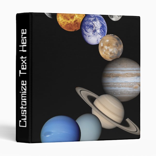 Solar Sytem Montage Binder (Front/Spine)